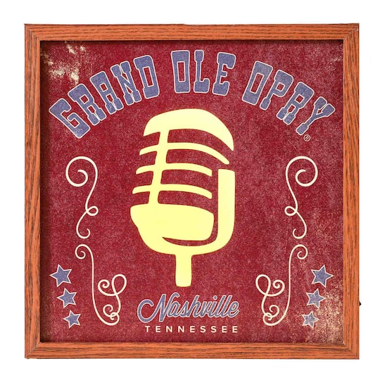American Art Decor Grand Ole Opry LED Light Box - 12.625" x 12.625"